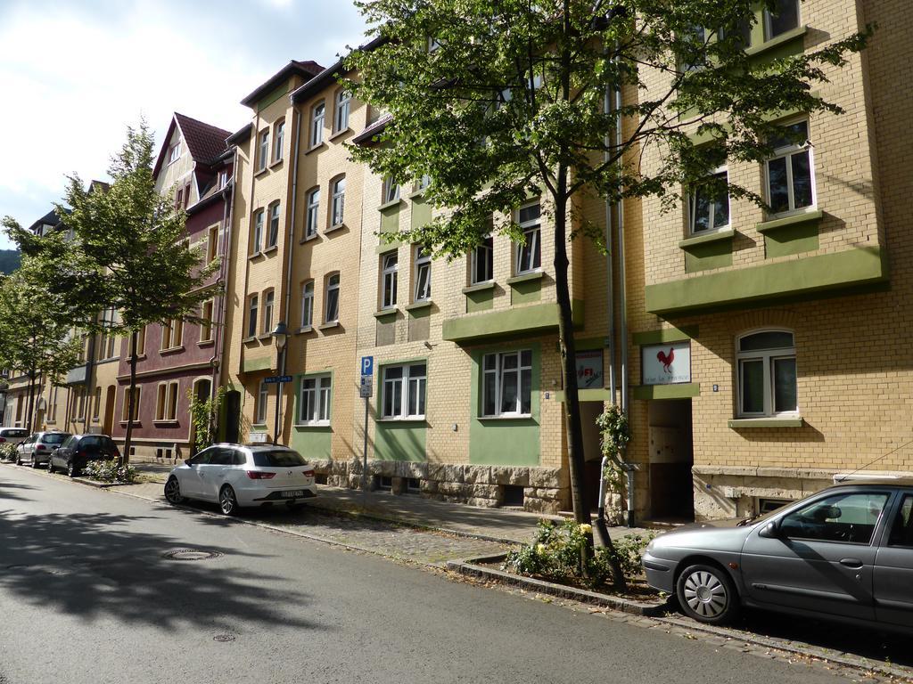 Ferienwohnung Friedrich Schiller, 2 Schlafzimmer, Balkon,kostenloses WiFi, nähe Zentrum, Jena Exterior foto